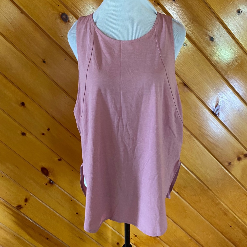 Lole NWT Performance Wool Tank Top XL Rose Pink Merino Racerback shirt LSW4301